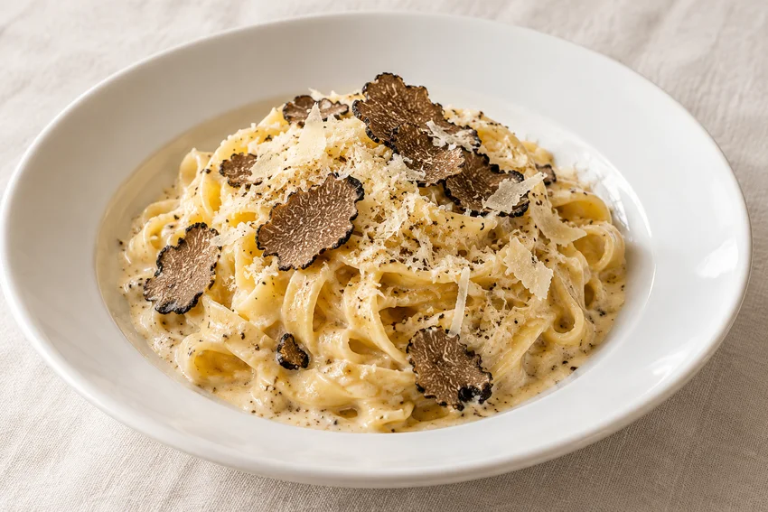 Trufa y Parmigiano — Full photo